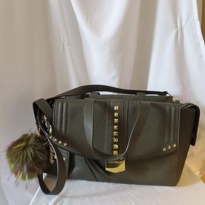 Olive Green Steve Madden Studded Crossbody Purse